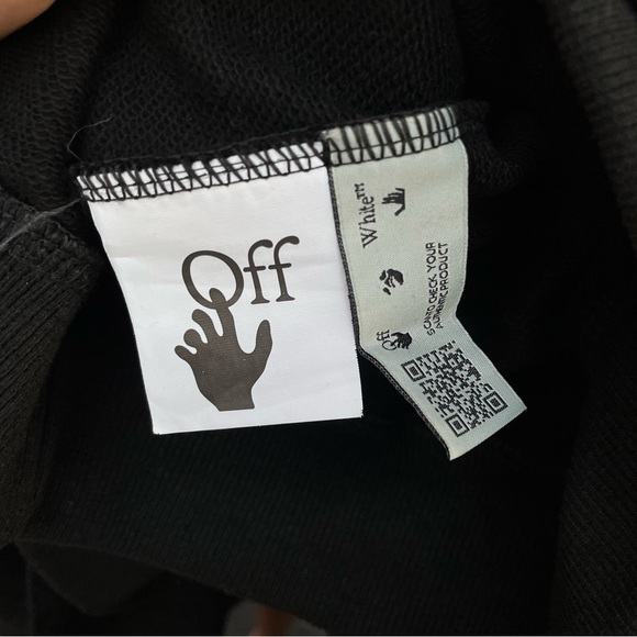 🔥🔥🔥 Off-White Marker Over Hoodie Black L 🔥🔥🔥 NWT - Picture 10 of 16